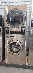 Waschmaschine aus Edelstahl 304 Gewerbliche Münzwaschmaschine Tragbare Waschmaschine mit Trockner - Product Image 3