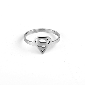 Bague Superman en acier inoxydable poli pour homme, <span class=keywords><strong>accessoires</strong></span> de bijoux, série de bagues de <span class=keywords><strong>super</strong></span>-<span class=keywords><strong>héros</strong></span> - Product Image 3