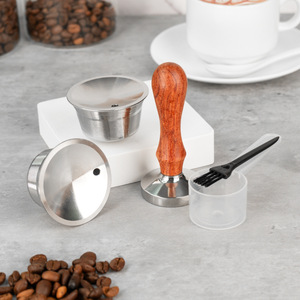 Filtro de Café Reutilizable de Acero Inoxidable para una Taza con Martillo de Apisonar, Estilo Moderno y Sencillo - Product Image 2