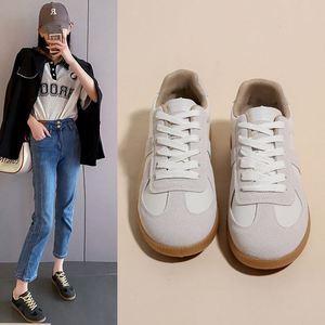 Baskets blanches à lacets pour femmes, chaussures de course décontractées, antidérapantes, printemps été hiver - Product Image 6