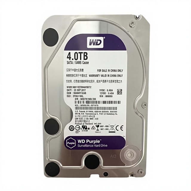 Purple 4TB Internal SATA Monitoring Hard Drive WD40EJRX-89T1XY0 3.5" 4200 RPM