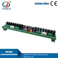 Huaqingjun 16 canaux RS485 Communication PLC carte d'extension DC Modbus RTU protocole collecteur de données avec détection de temporisation