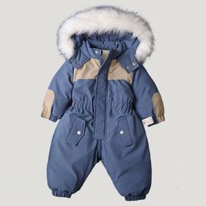 Mono de Bebé Unisex al por Mayor para Niños de 1 a 3 Años, Ropa de Esquí con Capucha, Chaqueta de Invierno, Pelele de una Pieza - Product Image 1