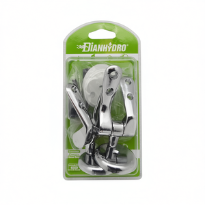 Bisagras de Expansión Dianhydro Chrome para Asientos de Inodoro de Madera, en Blíster - Product Image 3