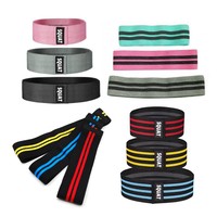 Kit de bandas de entrenamiento de resistencia, sin látex ni látex, personalizado, para saltar en cuclillas, suspensión, ejercicio, fuerza de velocidad