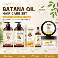 Ensemble Shampooing et Après-Shampooing à l'Huile de Batana en Gros Marque Blanche avec Huile de Romarin pour la Croissance Capillaire, Pur, Biologique, Naturel, Anti-Pelliculaire