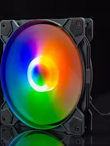 Ventilateurs RGB colorés personnalisables pour PC, ventilateurs LED colorés, refroidisseur RGB pour boîtier PC - Product Image 6