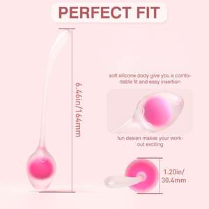 S-Hande Silicone Kegel Ball Set <span class=keywords><strong>Benoit</strong></span> Ben Wa Balls Kegel Ejercitador Vagina Ejercitador de suelo pélvico y ejercicios básicos para mujeres - Product Image 6