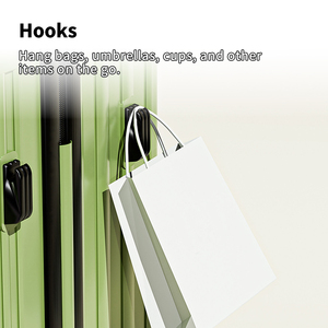고급스러운 디자인의 전면 개방형 트롤리 캐빈 수하물 가방 (컵홀더, USB 포트 포함) - Product Image 2
