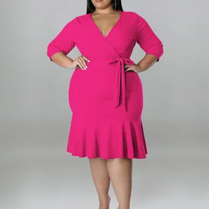 Atacado plus size mulheres vestido hot vendas mulheres, vestidos terno Roupas Senhoras Africanas Sling Vestido De Luxo/