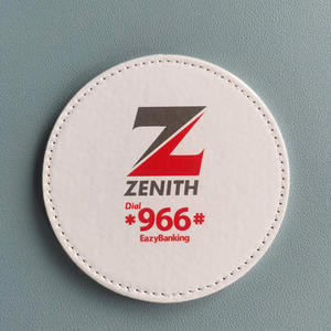 Posavasos de Cuero con Logotipo Personalizado del Fabricante, Parches de Cuero PU para Bebidas - Product Image 5