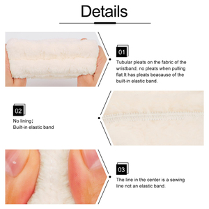 <span class=keywords><strong>Set</strong></span> di Fascette per Capelli in Morbido Pile Corallo - Simpatiche Fascette con Orecchie di Animali per Trucco e Cura della Pelle - Confezione da 2 Pezzi - Product Image 5