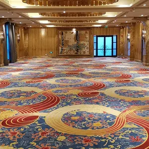 定制五星级酒店宴会厅地毯和地毯豪华壁挂式地毯酒店地板卧室