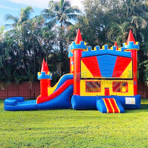 Wholesale kids bounce house <b>inflatable</b> commercial bouncy castle with slide combo bouncer - Product Image 6