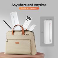 Imprimante thermique portable Peripage A40 Mini A4 203 DPI sans fil Bluetooth sans encre pour étudiants, bureau, affaires et voyages