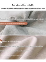 Canapé une place en tissu, style minimaliste italien, couleur crème, forme bloc de tofu, lignes droites, pour petits salons et appartements modernes