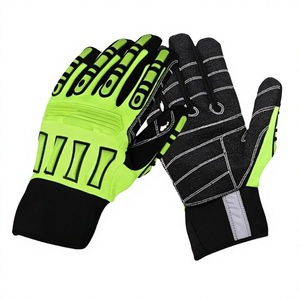 Guantes de Trabajo de Seguridad Duraderos y Resistentes a Impactos JNA Group TPR con Agarre, Guantes Utilitarios Recubiertos de Nitrilo Arenoso para Construcción - Product Image 1