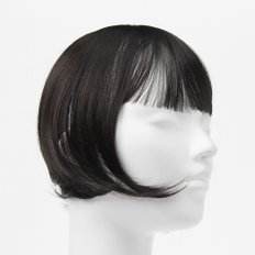 Natural Black Brazilian Remy Hair <b>Top</b>-Headed WE with <b>See</b>-<b>Through</b> Bangs Human Hair Fringe - Product Image 1