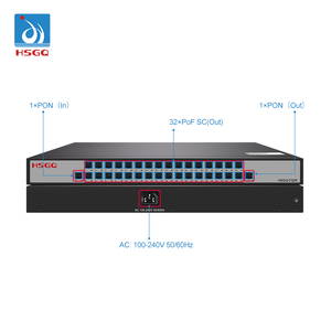 Router de Fibra Óptica HSGQ-F32R, Equipo FTTH, 32 Puertos Ópticos PoF, 1 Salida Pon, 1 Entrada Pon - Product Image 1