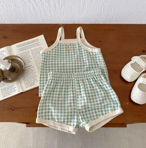 D1810 Combinaison à bretelles pour bébés garçons 100% Coton Vêtements d'été pour <span class=keywords><strong>nouveau</strong></span>-nés 100 Days Thin - Product Image 6