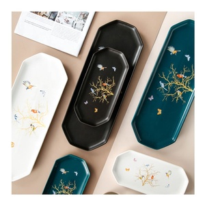 Heißer Verkauf japanische Keramik flache Platte matte Haushalt flache Platte Porzellan Essteller - Product Image 2