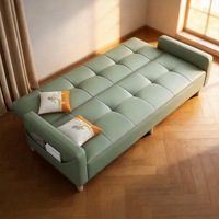 Canapé-lit moderne RH en tissu et latex, double usage, pliable, pour petites maisons, mobilier de salon et chambre, simple et moderne, pour plus de 6 personnes
