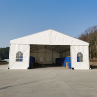 Tente de stockage personnalisée, grande tente extérieure robuste, auvent temporaire, cadre en aluminium, tente d'entrepôt en PVC, tente industrielle imperméable