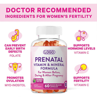 Gummies de vitamines prénatales pour femmes : Compléments pour la conception, la fertilité et l'équilibre, pour femmes enceintes