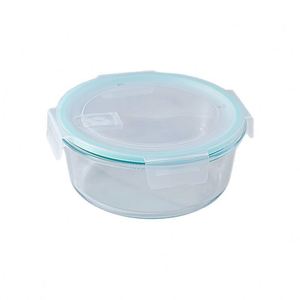 High Borosilicate Glass <b>Lunch</b> <b>Box</b> Set Microwave Safe Gift <b>Box</b> with Compartments Minimalist Design 800-1000ml Capacity - Product Image 4