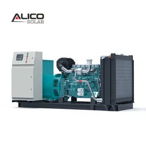 Generator diesel 50 kw 50kVA, generator diesel fase tunggal sunyi 100kw 200kw opsional