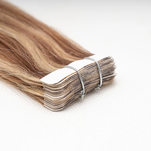Extensiones de cabello humano Jasmine Beauty con cinta adhesiva, cabello liso europeo 100% natural, extensiones de cabello virgen sin procesar para salón de belleza. - Product Image 4