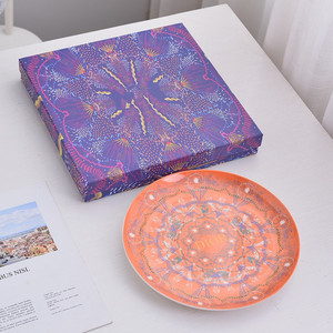 Vaisselle en céramique de Style arabe de grande valeur ensemble de couverts réutilisables bohème avec poignée ensembles de vaisselle pour la maison créative - Product Image 4