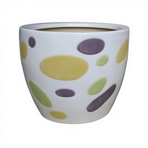 Maceta de Cerámica Negra Vietnamita Vintage con Acabado Glaseado, Diseño Rústico Moderno y Minimalista, con Orificio de Drenaje 1000 - Product Image 3