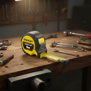 Ruban à mesurer Stanley Control Lock 5m avec mécanisme de verrouillage pour des mesures de précision - Product Image 3