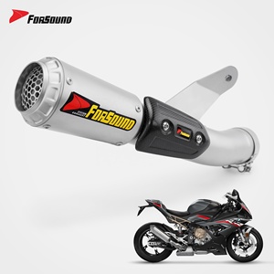 Sistema de Escape para Motocicleta Forsound, <span class=keywords><strong>Precio</strong></span> de Fábrica al por Mayor, Estilo <span class=keywords><strong>MotoGP</strong></span>, Punta Corta, para BMW S1000RR, Acero Inoxidable - Product Image 6