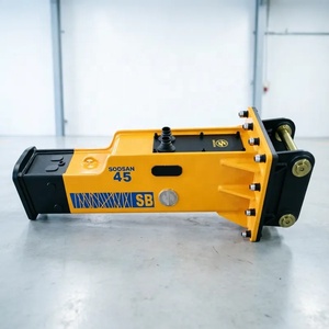 Nuevo martillo hidráulico tipo caja SB45 para construcción y minería con componentes de motor y núcleo de cincel - Product Image 1