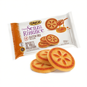 G.300X10 Galletas Redondas Crujientes de Miel Sin Gluten en Bolsa de 300g, Proceso de Estampado en Rollo - Product Image 2