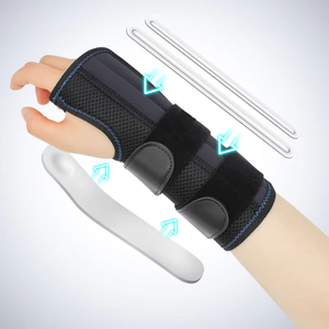 Ayarlanabilir Kayışlı Karpal Tünel Destek Bandı Özel Tıbbi El Bilek Ateli Siyah Renk Fitness Güvenlik Ürünü - Product Image 3