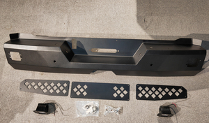 Nuevo estilo Pick Up <span class=keywords><strong>Truck</strong></span> 4X4 Accesorios para automóviles Sistemas de carrocería parachoques delantero Bull Bars para Toyota tundra 2022 - Product Image 2