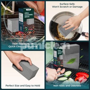 Pierre ponce écologique pour nettoyer les grils de barbecue, nettoyant pour plaque chauffante, brique de nettoyage pour grill - Product Image 4