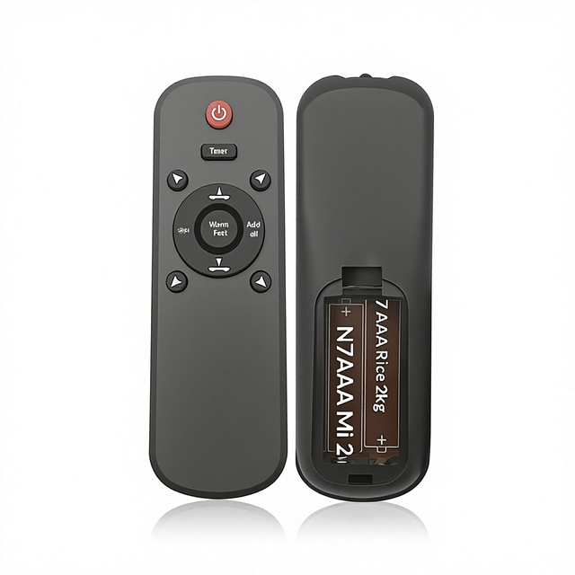 IR RF Voice Remote Control Aluminum Alloy WRT8011 for TV Set with Accessories