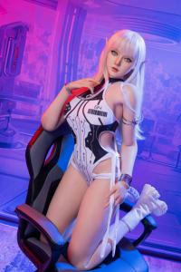 Mannequin féminin réaliste grandeur nature, sexy ; imperméable, teint personnalisable et <span class=keywords><strong>squelette</strong></span> interne. - Product Image 6