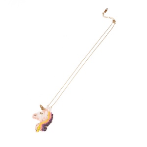 MI-S180051 Moyamiya <span class=keywords><strong>Miyuki</strong></span> <span class=keywords><strong>delica</strong></span> cuentas unicornio caballo colgantes conjunto de joyas collar de pulsera, <span class=keywords><strong>venta</strong></span> al por mayor - Product Image 4