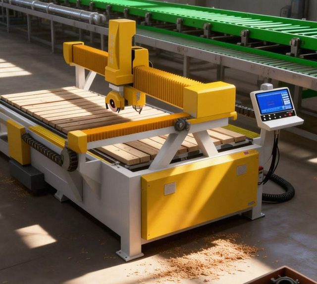 Factory Customization 3-Axis Granite Cutting Machine with PLC-Controlled High-Power Motor Durable Safe Fast Cutting Bridge Saw