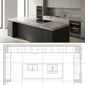 Rendering 3D Certificato CE per Appartamenti di Lusso Moderni con <span class=keywords><strong>Piani</strong></span> di Pavimento del Soggiorno e Soluzioni di Design Grafico - Product Image 4