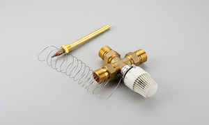 Válvula Mezcladora Termostática Motorizada de Latón de <span class=keywords><strong>3</strong></span> Vías, Eléctrica, Flexible, para Calefacción por <span class=keywords><strong>Suelo</strong></span> <span class=keywords><strong>Radiante</strong></span>, para Uso en Hoteles y Apartamentos - Product Image 2