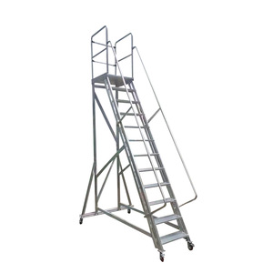 Plateforme de Travail Industrielle avec <span class=keywords><strong>Escalier</strong></span> en Aluminium <span class=keywords><strong>pour</strong></span> Automatisation, Plateforme de Transfert et d'Entretien - Product Image 1