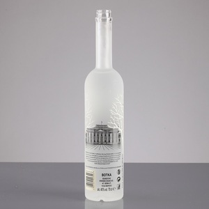 Venta caliente esmerilado de vidrio de <span class=keywords><strong>licor</strong></span> botellas de <span class=keywords><strong>Vodka</strong></span> - Product Image 5