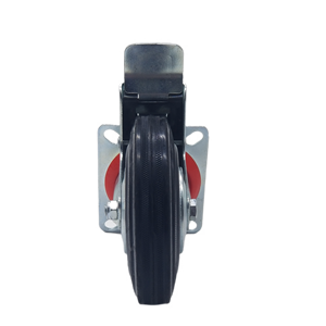 3/4/5/6/8 Zoll Industrial Durable Universal Fabrik preis Black Rubber Medium Duty Lenkrad für Möbel - Product Image 3