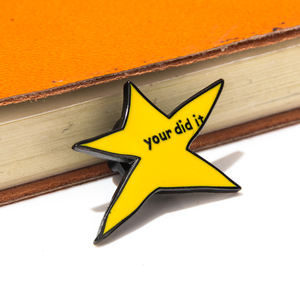 Broche émaillée drôle 'You Did <span class=keywords><strong>It</strong></span> <span class=keywords><strong>Meme</strong></span> Star' pour sac à dos, vêtements, badges, épingles de revers, bijoux - Product Image 3